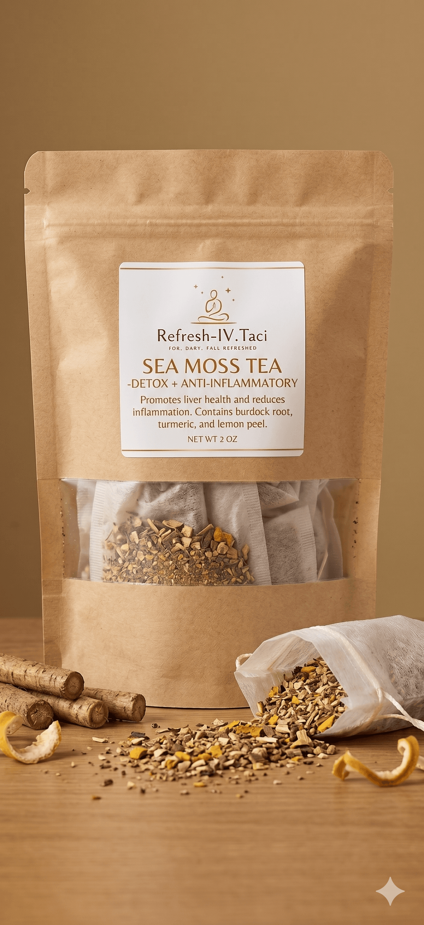 Sea Moss Tea – Detox + Anti-Inflammatory